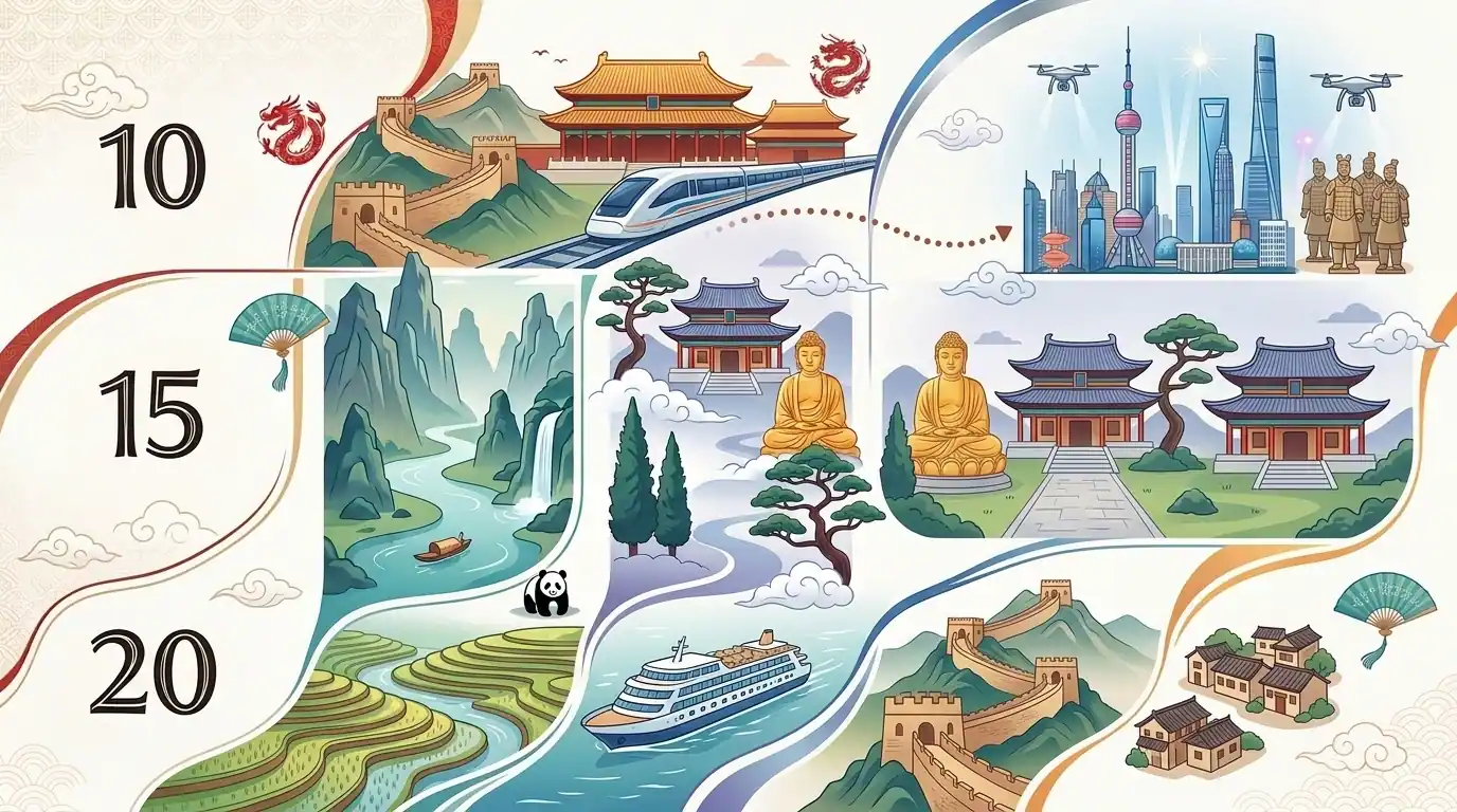 3 itinéraires incontournables en chine de 10, 15 et 20 jours