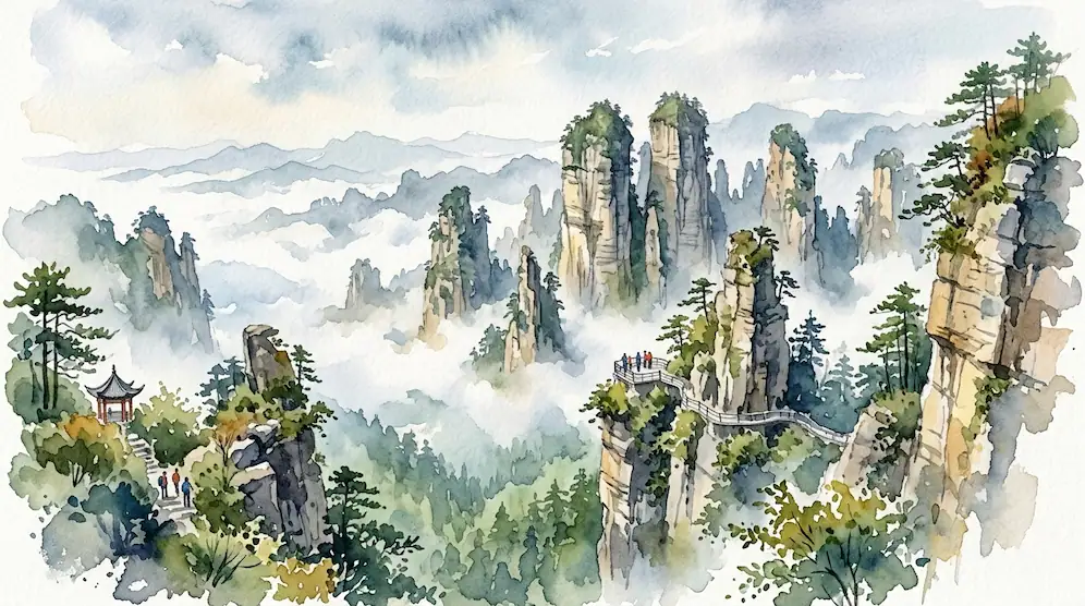 voyage en chine à zhangjiajie hunan